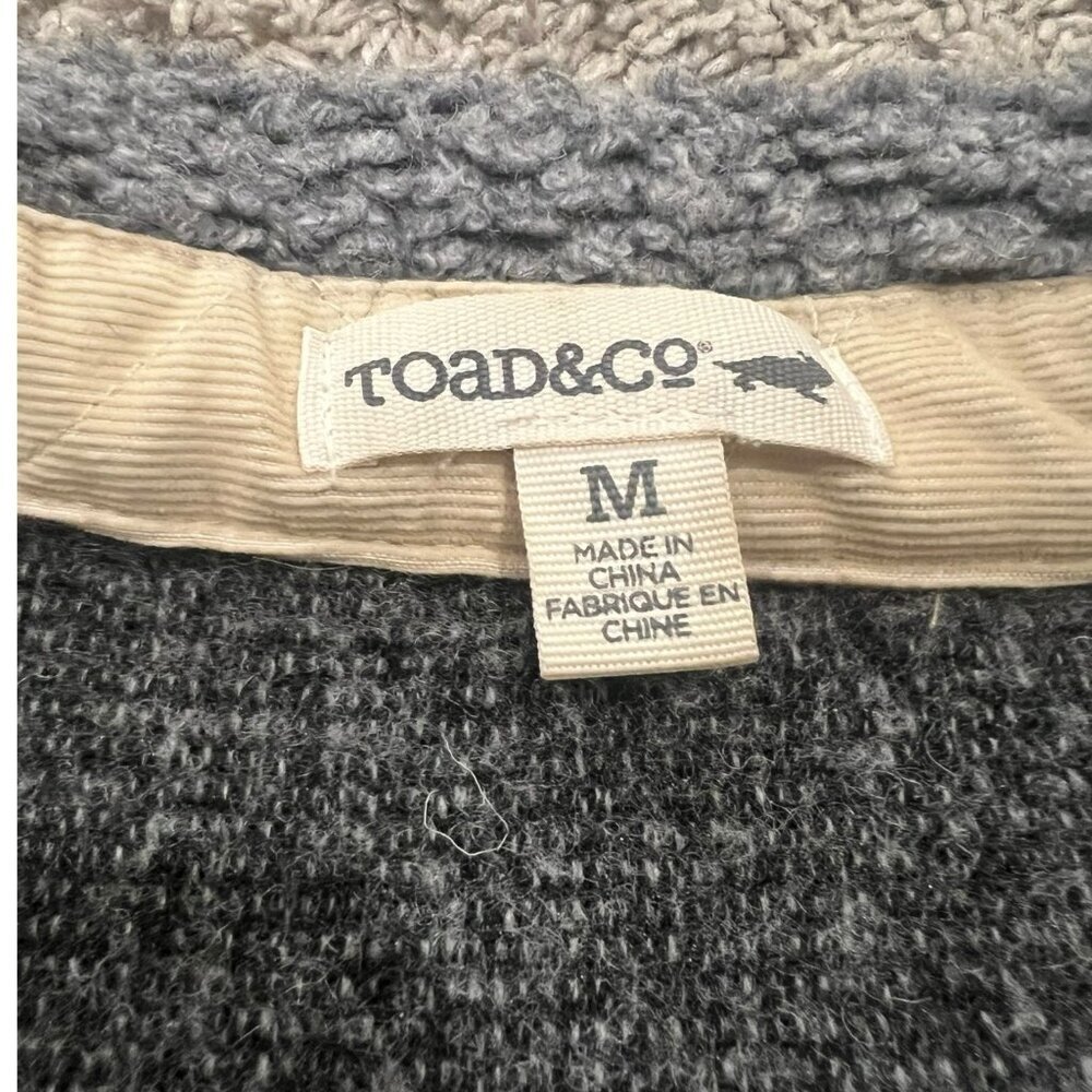 Toad & Co Boxcan Sherpa Overshirt Jacket Fuzzy Size Medium - Picture 3 of 8